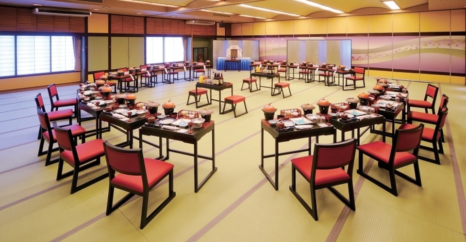 天童温泉 ホテル王将 王将街道 旅館 ホテル 宿泊 日帰り 宴会 法要 日帰り入浴 おうしょう 夕食 朝食 会議 山形牛 すき焼き しゃぶしゃぶ ステーキ 大浴場 ビアパーティー ご法要プラン メイン画像