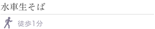 天童市 水車生そば