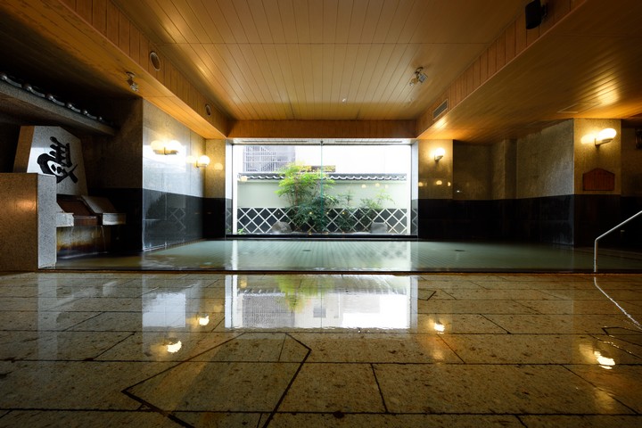 山形県 天童市 天童温泉 旅館 ホテル 大浴場一例
